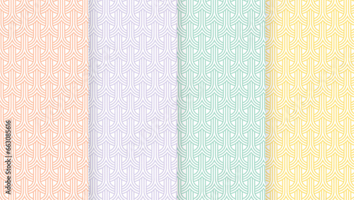 vector 3d geometric pattern background with pastel colors