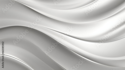 Abstract Wavy White Background