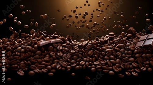 coffee beans background  coffee beans