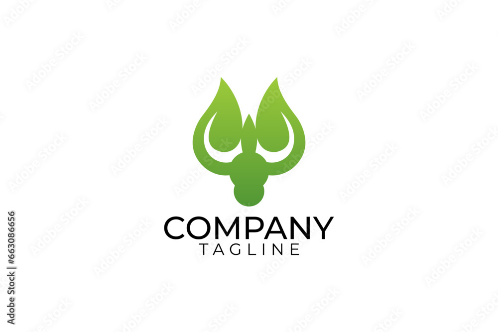 Nature green logo and vector template Nature green logo and vector template