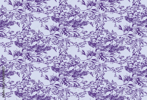 Seamless Floral Pattern, Vector Illustration