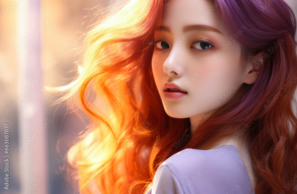 Portrait of an attractive Korean young woman Portrait of an attractive Korean young woman