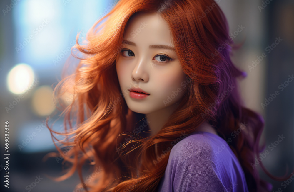 Portrait of an attractive Korean young woman Portrait of an attractive Korean young woman