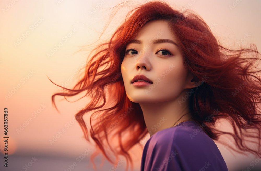 Portrait of an attractive Korean young woman Portrait of an attractive Korean young woman