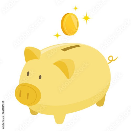 貯金のイメージ_ベクターイラスト