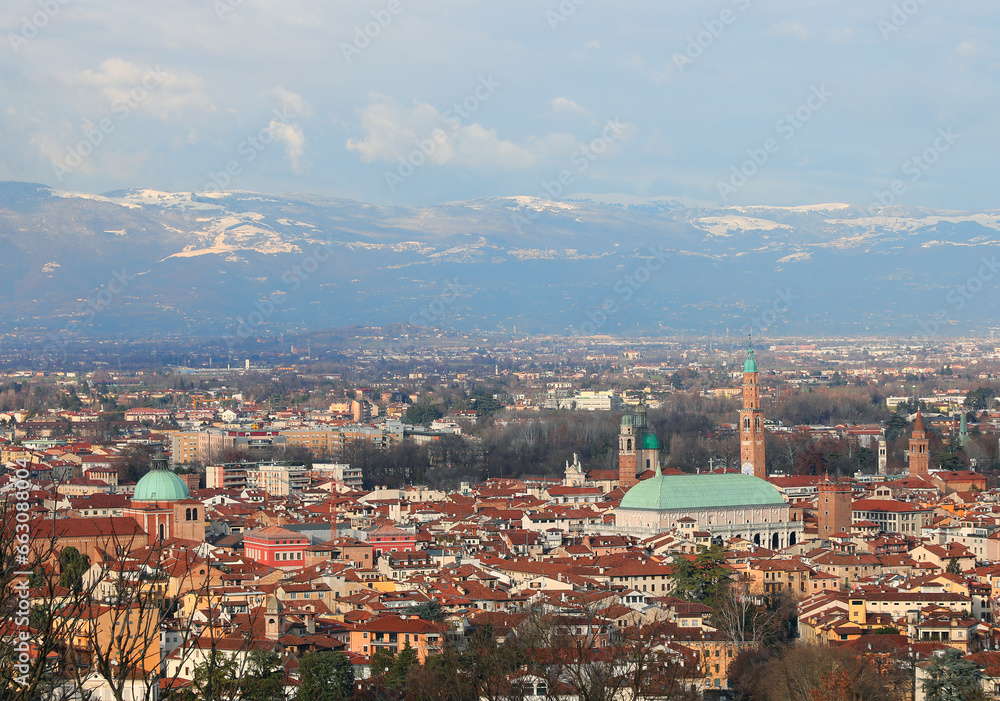 Vicenza Town in Veneto Region in Norhern Italy and more landmarks