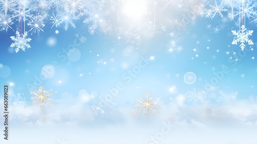 abstract christmas background  christmas background with snowflakes abstract christmas background with snowflakes