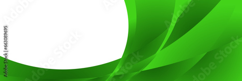 abstract green curve gradient background for design template
