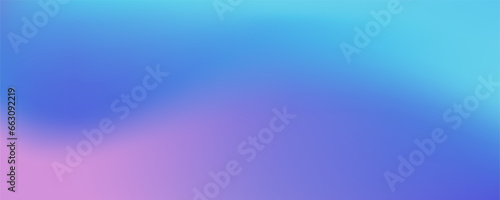 Pink and blue sky background. Abstract purple winter landscape. Watercolor violet bright illustration. Vector template.