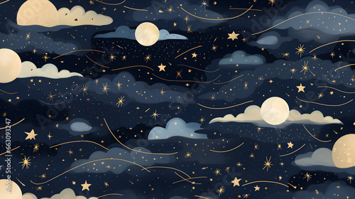 moon and stars