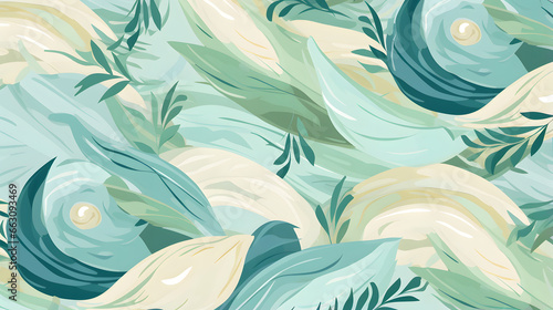 seamless pattern with flowers