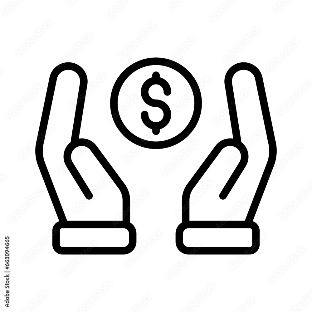 Open Economy icon in vector. Illustration Open Economy icon in vector. Illustration