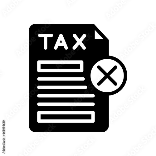 Tax Free icon in vector. Illustration