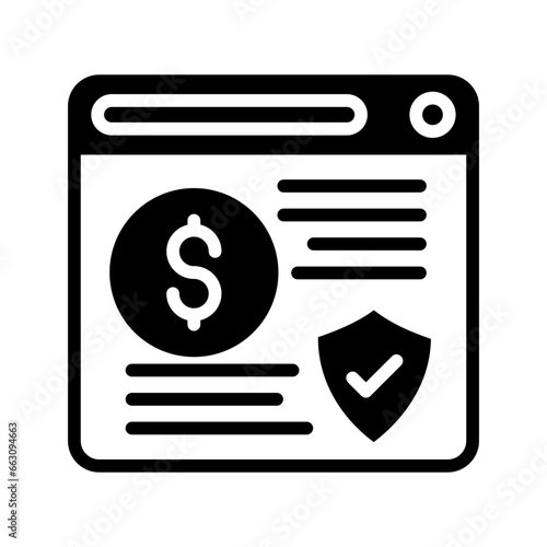Ebanking Security icon in vector. Illustration