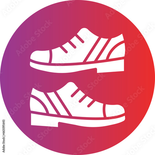 Vector Design Casual Shoes Icon Style