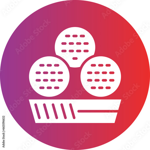 Vector Design Falafel Icon Style