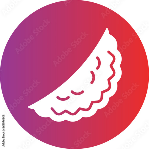 Vector Design Empanada Icon Style