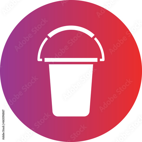 Vector Design Pail Icon Style