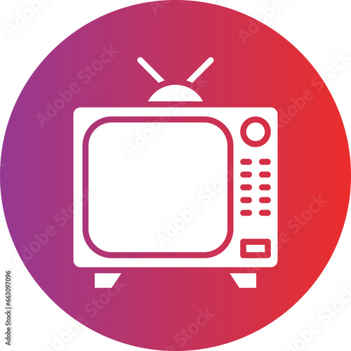 Vector Design Television Icon Style