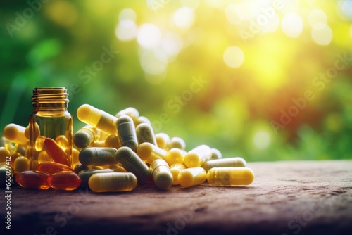Herbal Supplements background photo
