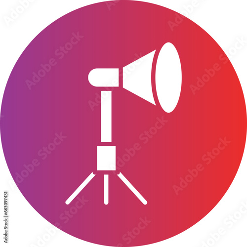 Vector Design Camera Reflector Icon Style