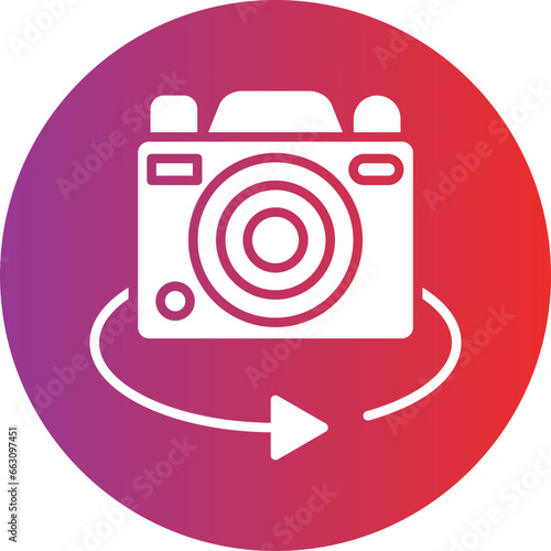 Vector Design Front Camera Icon Style