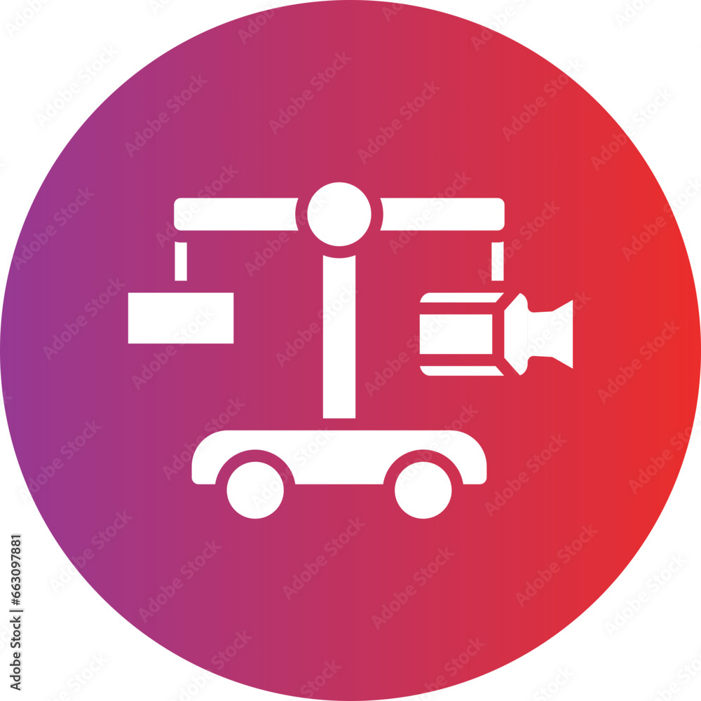 Vector Design Camera Crane Icon Style Vector Design Camera Crane Icon Style