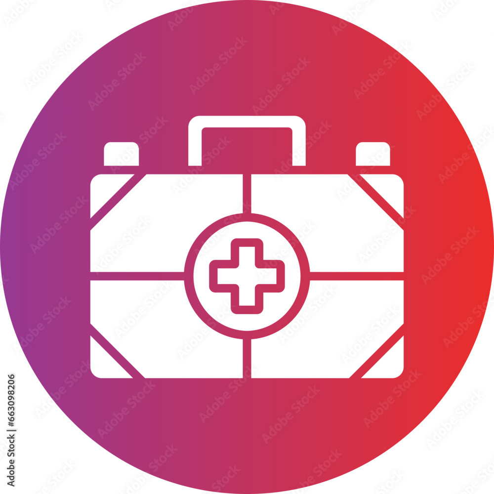 Obraz premium Vector Design First Aid Kit Icon Style