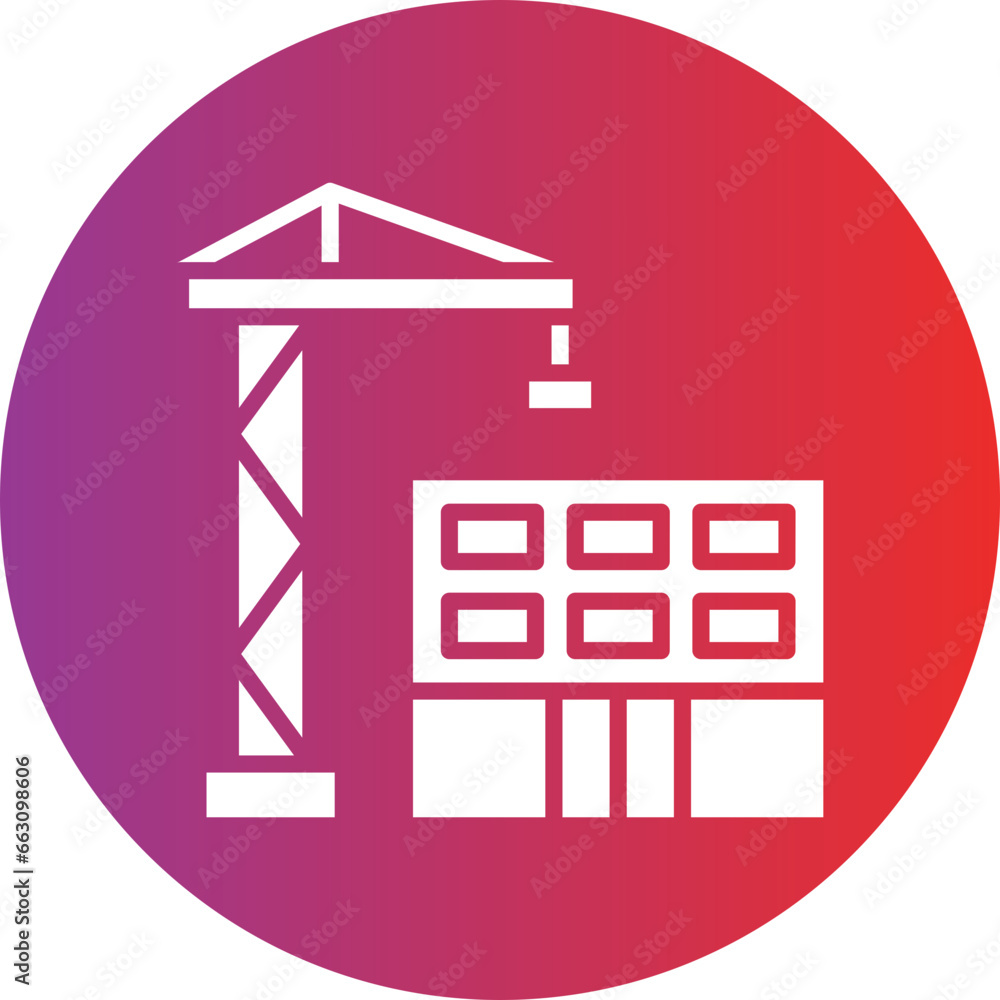 Vector Design Building Contruction Icon Style Vector Design Building Contruction Icon Style
