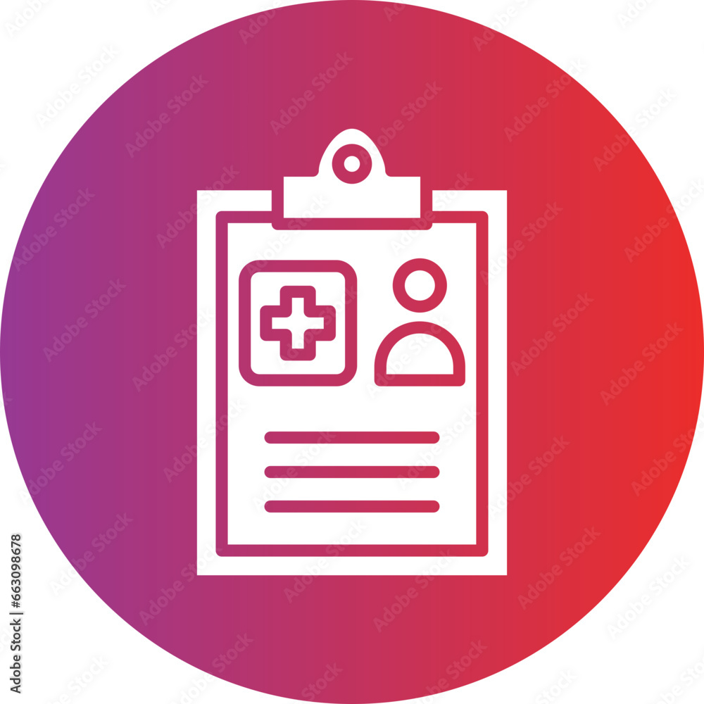 Vector Design Medical Report Icon Style Vector Design Medical Report Icon Style