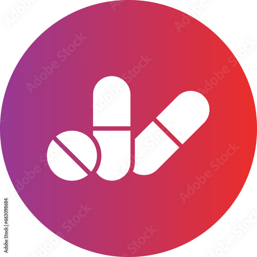 Vector Design Pills Icon Style © designing ocean