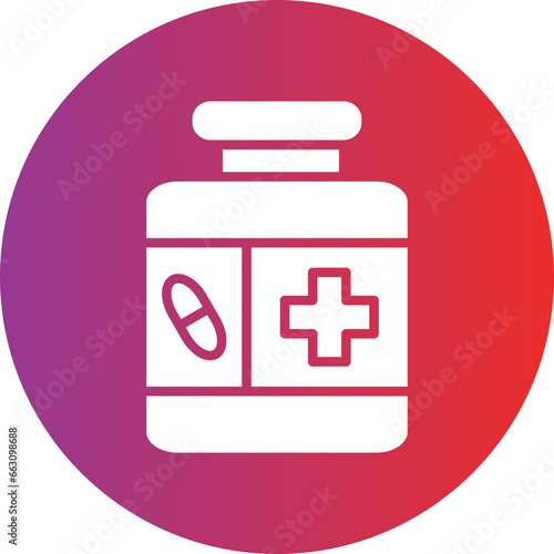 Vector Design Antibiotic Icon Style