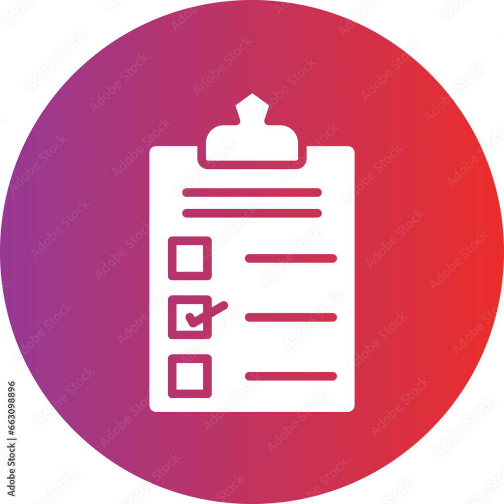 Vector Design Checklist Icon Style Vector Design Checklist Icon Style