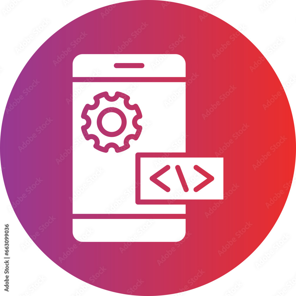 Vector Design App Development Icon Style Vector Design App Development Icon Style