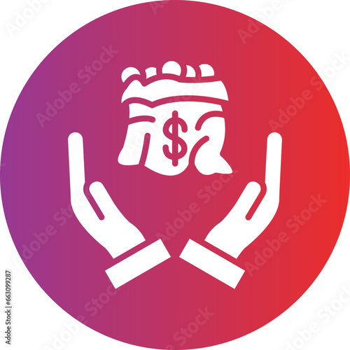 Vector Design Financial Help Icon Style