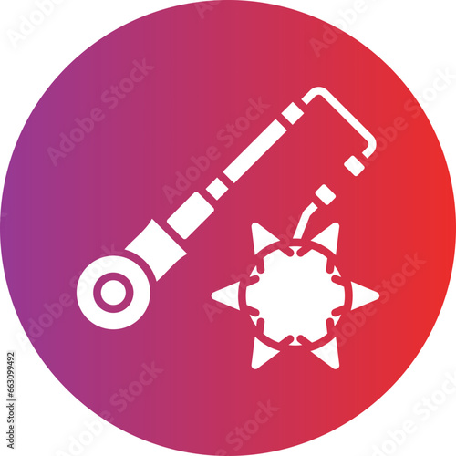 Vector Design Flail Icon Style