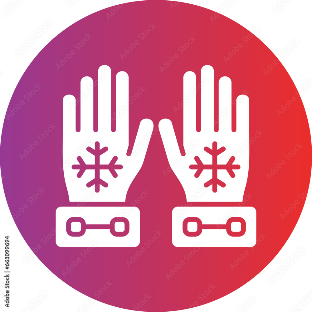 Obraz premium Vector Design Gloves Icon Style