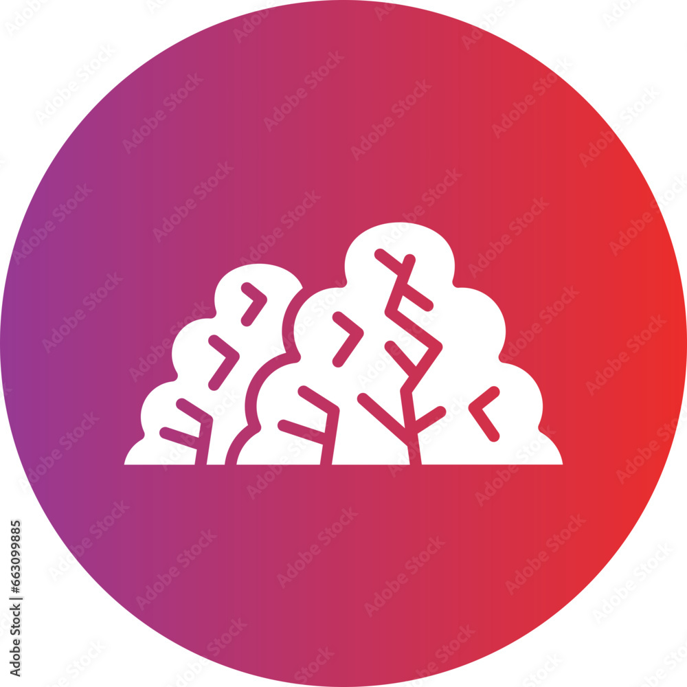 Vector Design Bush Icon Style Vector Design Bush Icon Style