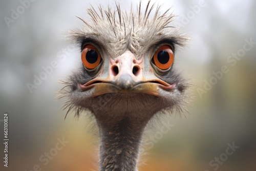 Ostriches background
