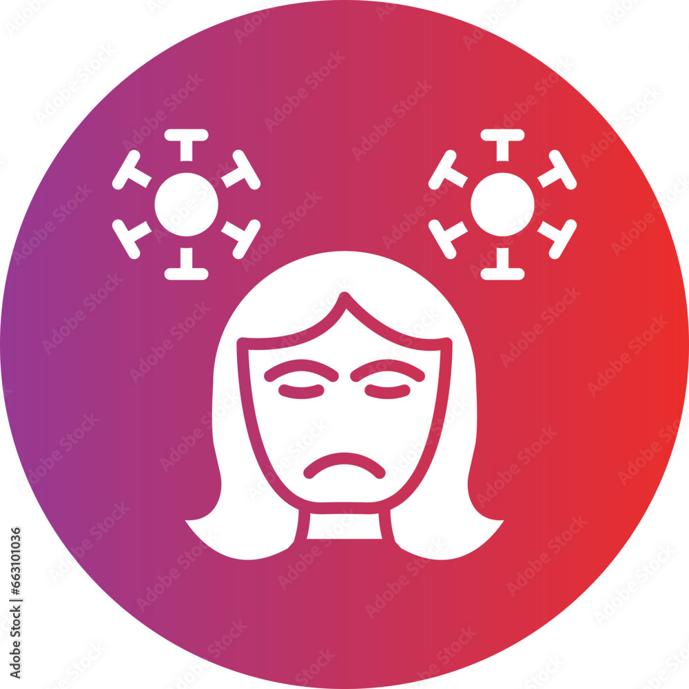 Vector Design Inflammation Icon Style Vector Design Inflammation Icon Style