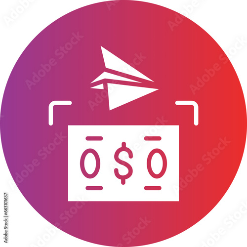 Vector Design Funds Transfer Icon Style