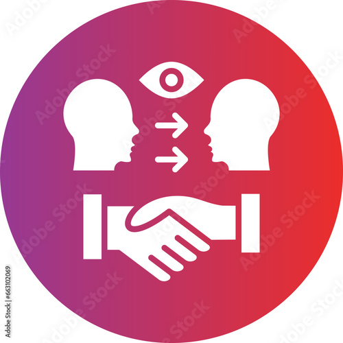 Vector Design First Impression Icon Style