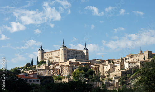 View to the houses of Toledo from distance