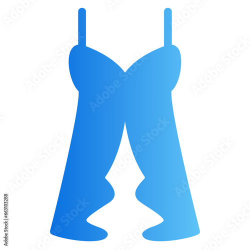 nightgown gradient icon