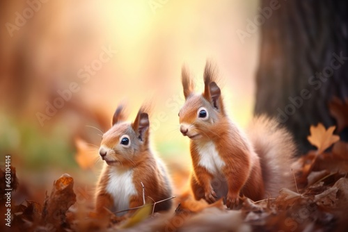 Squirrel background © kramynina
