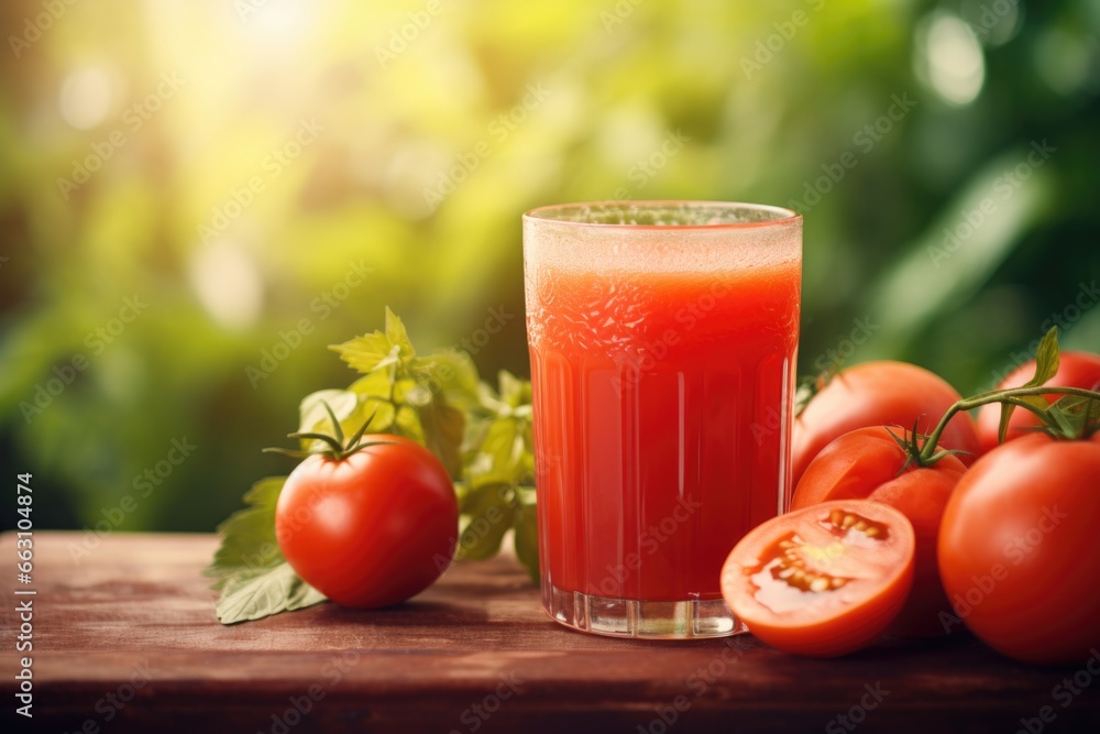 Tomato juice background Tomato juice background
