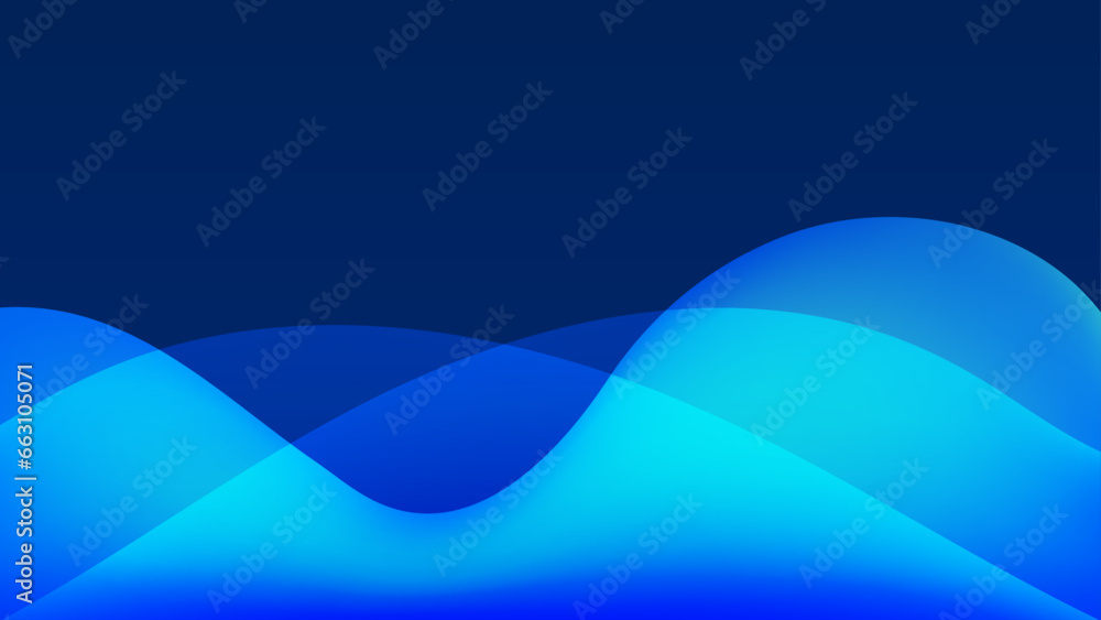 Abstract blue wave. background with modern blue wave.
Vector template