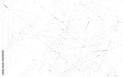 Abstract vector noise. Grunge scratch texture overlay with rough and fine black particles isolated on white background. Vector illustration.