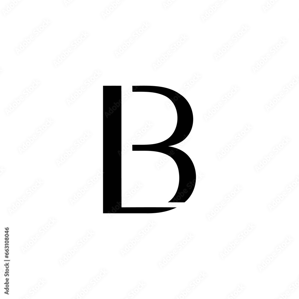 Obraz premium lb logo design