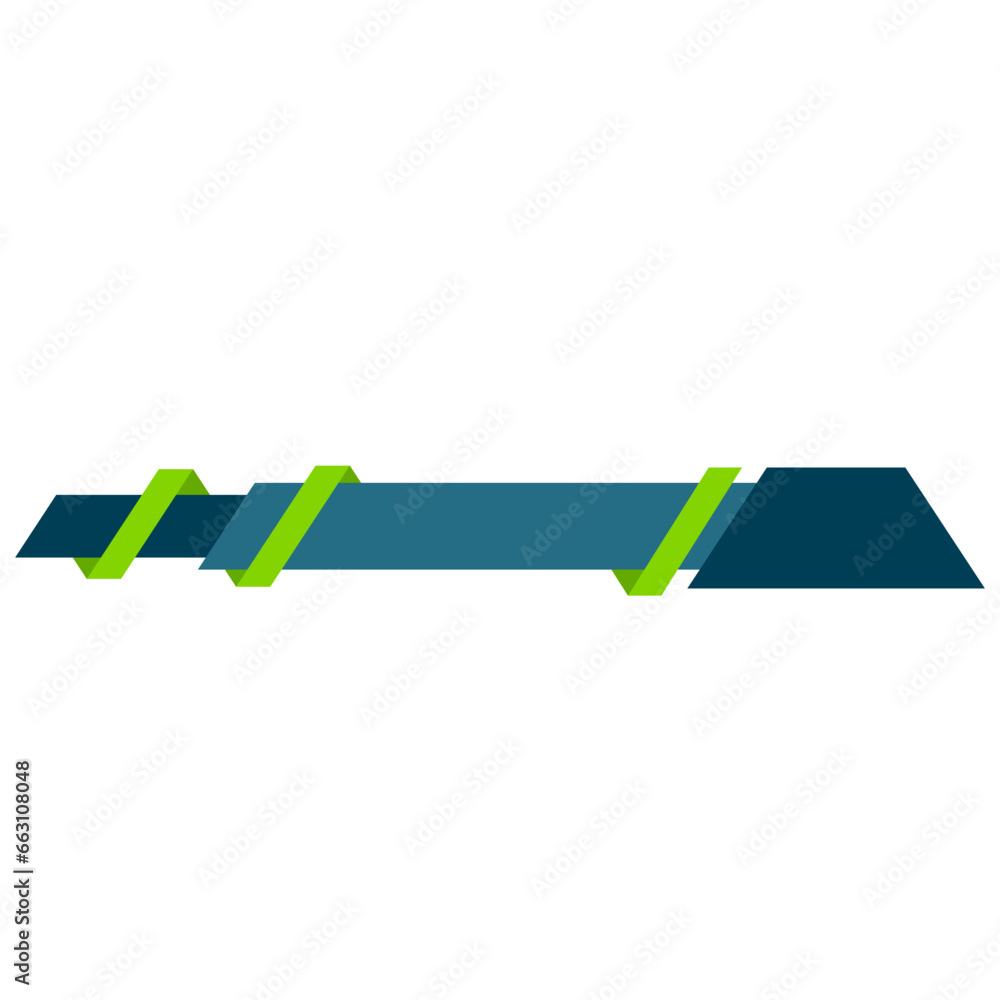 Obraz premium Modern Geometric Lower Third